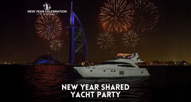 Book New Year Shared Yacht Party 2026-27 yacht celebration view